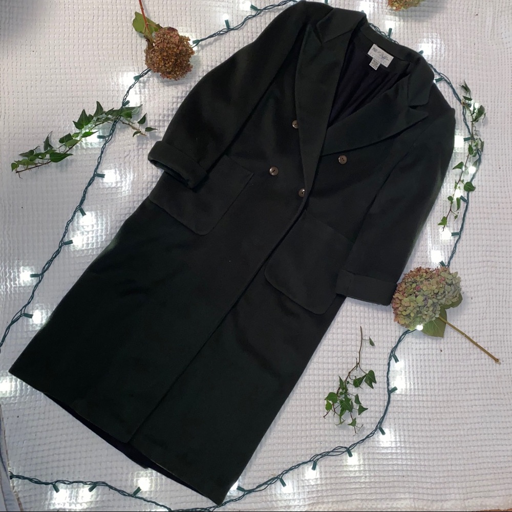 Ever Green Wool Trench Coat